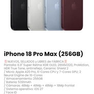 iPhone 18 Pro Max (256GB) ‼️NUEVOS, SELLADOS y LIBRES de FÁBRICA‼️ - Img 58016454