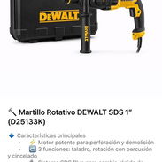 Martillo Rotativo DEWALT SDS 1" (D25133K) NUEVO EN CAJA - Img 54603049