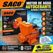 Motor de agua(Bomba periférica) autocebante 80mil * 1/2 HP * 40L/min * 30m de altura máxima  * Impulsor de cobre 5323146 - Img 57871856