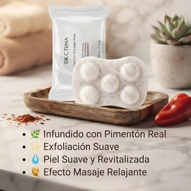 Jabón de Paprika masaje. de Farmasi - 2/3