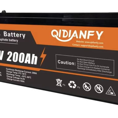 Batería LiFePO₄ QIDIANFY 12.8V 200Ah Marca: QIDIANFY - 2/5