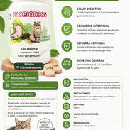Probioticos para gatos 130 tabletas - Img 55669272