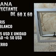 VENTANA PROYECTANTE 60X60, GRIS, CRISTAL BLANCO, 55USD X UNIDAD (MENSAJERIA GRATIS), +4 A 50USD + PRECIO MENSAJERIA... - Img 58212908