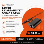 Bateria Recargable y Kit Carga & Juega para Controladores Xbox, disponible en La Habana - Img 55014325