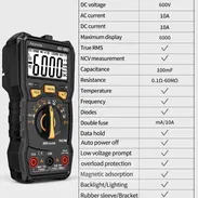 Multimetro AICEVOOS profesional MIDE CAPACITANCIA - Img 56510472
