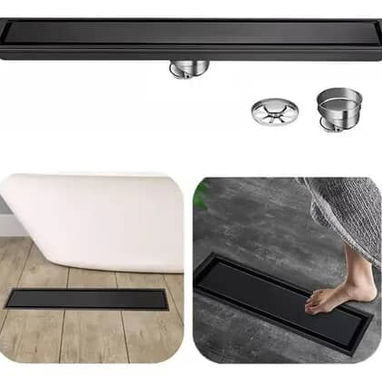 Desagüe _ drenaje piso 🎀 color negro mate 🎀 diseño moderno - Img 124432460