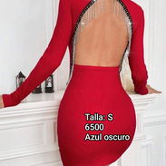 Vestido corto de salir en azul oscuro - Img 58032488