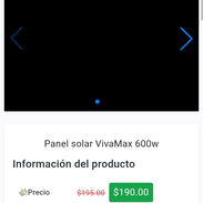 Ganga Panel solar VivaMax 600w por Parlet al mejor precio del mercado no se quede sin el suyo reserve ya - Img 57613073