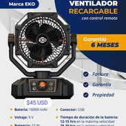 Ventilador recargable F6 - Img 55556662