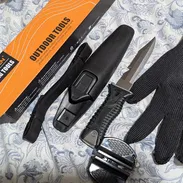 Cuchillo de pesca submarina,Linterna acutica y de pesca submarina gorro de buceo todo lo que necesita para ir de pesca - Img 53266194
