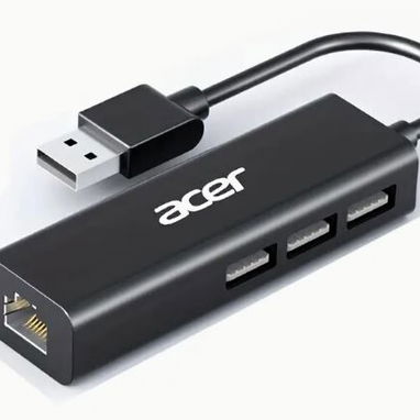 Marca ACER ⭐ Vendo adaptador de red + HUB 3puertos incluido ///  USB a RJ45 / HUB 4 en 1// New ⭐WhatsApp 53881002 - 2/2