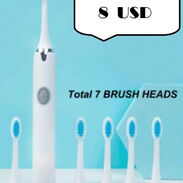 Cepillo de dientes electrico + 6 repuestos, nuevos --- 54268875 Servicio de mensajeria con costo adicional. - Img 45552787