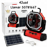 Ventilador recargable con panel - Img 58371961