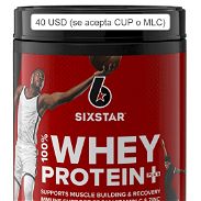 (Proteína) WHEY PROTEIN (SIXSTAR MUSCLETECH) 30GR DE PROTEINA – 18 SERV [CUP/MLC/USD] - Img 45644261