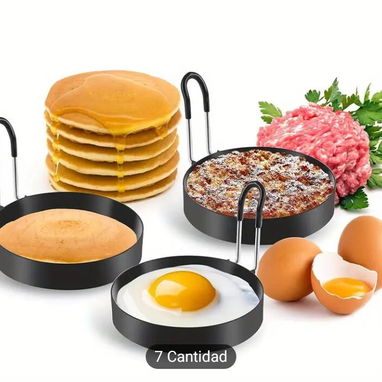 Aros para Huevos Antiadherentes de Acero Inoxidable | - Img 124961829