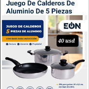 Juego De Calderos De Aluminio - Img 56704572