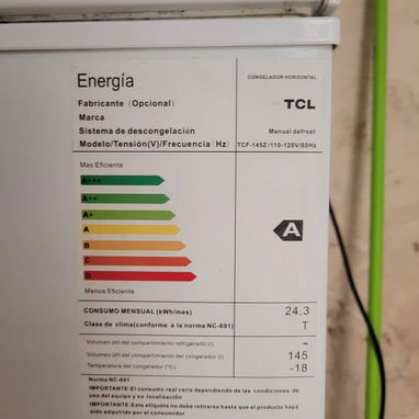 VENDO FREEZER CASI NUEVO - 3/4