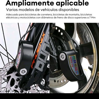 Candado Alarma para Discos de Moto - 2/4