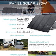 Panel solar Plegable original 220W‼️cmg - Img 56764906