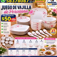 JUEGO DE VAJILLA DE PORCELANA NUEVOS EN CAJA!!!! - Img 54883729