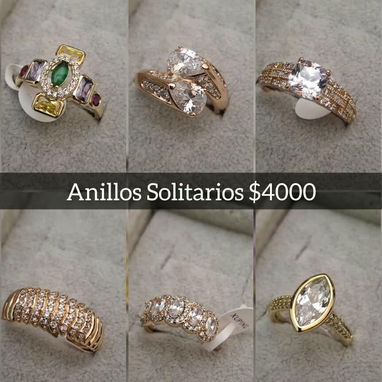 Anillos solitarios - 6/9