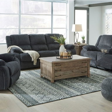 Juego de sala reclinable gris - Img 124146331