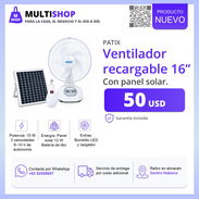 Ventilador recargable - Img 57854446
