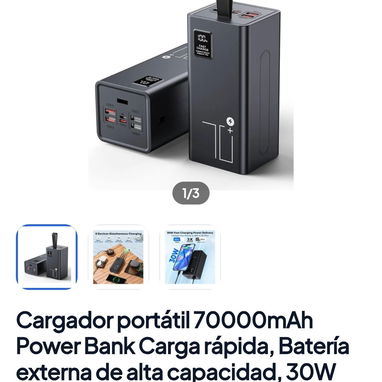 Cargadores portátiles (Powerbank) - Img 126818135