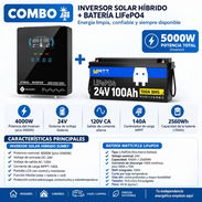 Combo Inversor y batería - Img 57892039