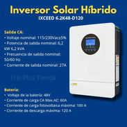 Inversor Solar Híbrido Onda Pura 6.2 KW - Img 56003030