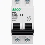 Breaker SACO 63A 2 Polos DZ47 || Breke || Breker doble 👩🏻🔧 - Img 57720701