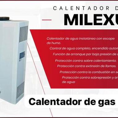 Calentador de gas Milexus 20L - Img 121417443