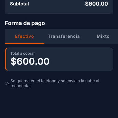 Provission: aplicación Android de inventario, ventas y control de caja - 3/10
