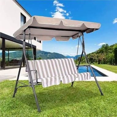 COLUMPIO DE TERRAZA / JARDIN / MATERIALES DE ACERO Y LONA / PARA HASTA 2 PERSONAS / NUEVOS / - Img 112521215