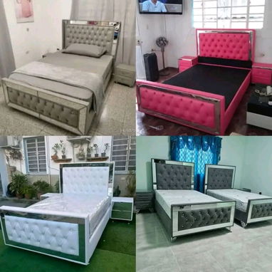 🚚🚨CAMAS TAPIZADAS,  IDEALES PARA UNA HABITACIÓN MODERNA. - 4/4