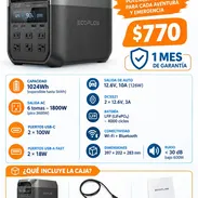 EcoFlow DELTA 3 – 1024Wh 💥 1800W de salida AC | 3600W pico - Img 57301046