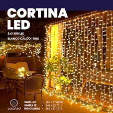 Cortina LED en amarillas - Img 75376435