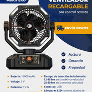 Ventilador Recargable 16000 Mah - Img 57992832