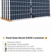 PANELES SOLARES BOVIET 540W Y CABLES SOLARES ECOFLOW NUEVOS ☀️🔋 - Img 57295521