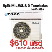 ‼️SPLIT EKO, Milexus... de 1 y 2 Toneladas. ‼️GARANTÍAS DESDE 1 MES HASTA 1 AÑO Y FACTURA‼️53220916 - Img 50575598