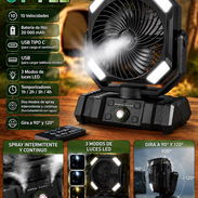 Ventilador recargable con rociador de agua - Img 57799934