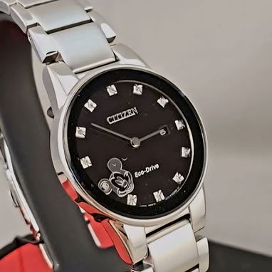 CITIZEN ECODRIVE MICKEY MOUSE DE MUJER (GA1051-58W) DE 29.5MM EN ACERO INOXIDABLE , NUEVO A ESTRENAR , OFERTON 58049738 - Img 106095536