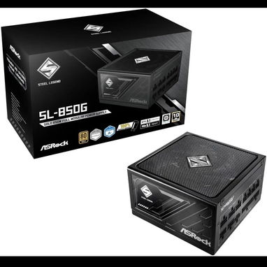 FUENTE ASROCK SL-850G 80 PLUS GOLD|FULL MODULAR|850W-70A|ATX 3.1|PCIe 5.1 + 3xPCIe(6+2) PINES|9 SATAS|SELLADA(52971024) - Img 105312592