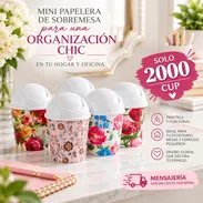 Mini Papeleras de Sobre Mesa Diseños Delicados - Img 57952885