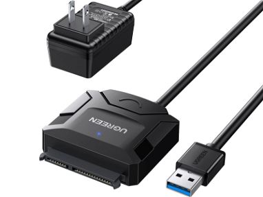 Adaptador 3.0 para disco duro de (3.5 y 2.5) SATA a USB + Transformador (necesario para  HDD  tamaño 3.5 ) ... NUEV - Img 53408726
