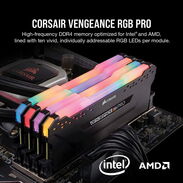 Memorias Corsair Vengance RGB Pro 16 GB  2x8 a 3200 HZ  Nueva en Caja - Img 45558111