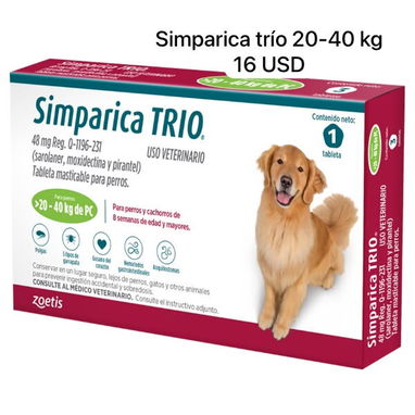 Antiparasitarios internos para perros y gatos, Vermic total, adecto, Prantel plus, simparica trio - 4/4