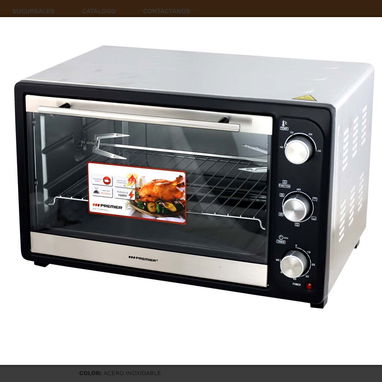 Horno Eléctrico 45 Litros con Asador y bandeja marca PREMIER potencia 1600 W precio 200 USD Transporte Incluido - Img 126172619