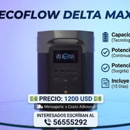 ⚡ECOFLOW DELTA MAX 🔋2016 Wh Capacidad LiFePO4 ✅ 2400 W Potencia Nominal ✅ 5000 W Potencia Pico 🧾 Factura y Garantí - Img 55004959