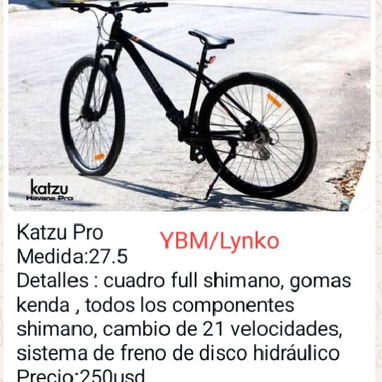 🚲 YBM - CATÁLOGO COMPLETO DE BICICLETAS 🚲 Lynko | Electro- Mejores precios de 160 USD a 270 USD. ¡USTED ELIGE! - 5/8